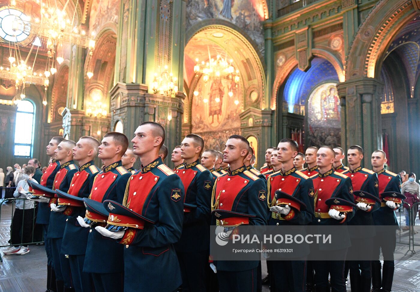 Прибытие мощей святителя Луки Крымского в Главный храм Вооруженных сил РФ