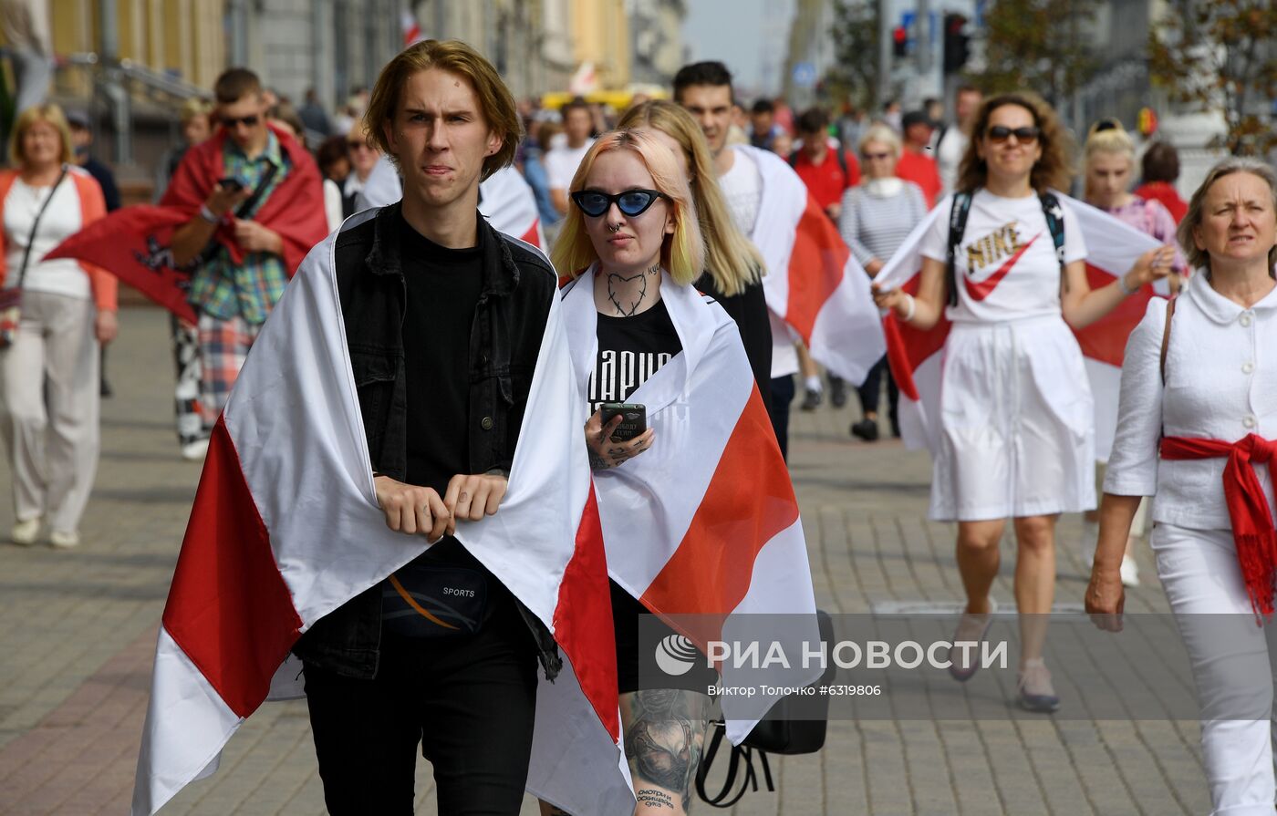 Акция оппозиции в Минске