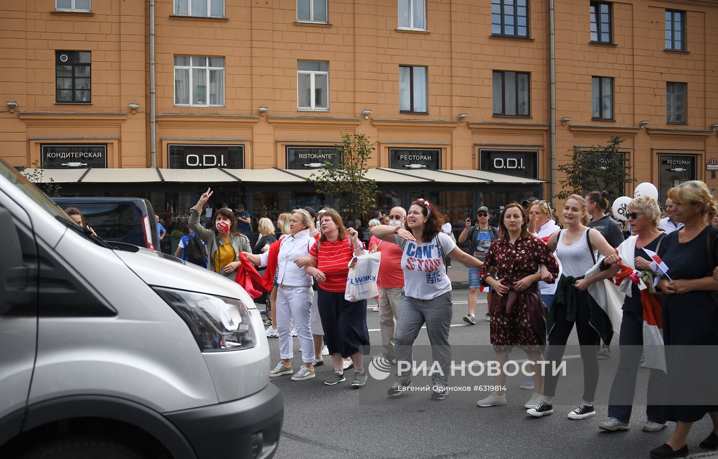 Акция оппозиции в Минске