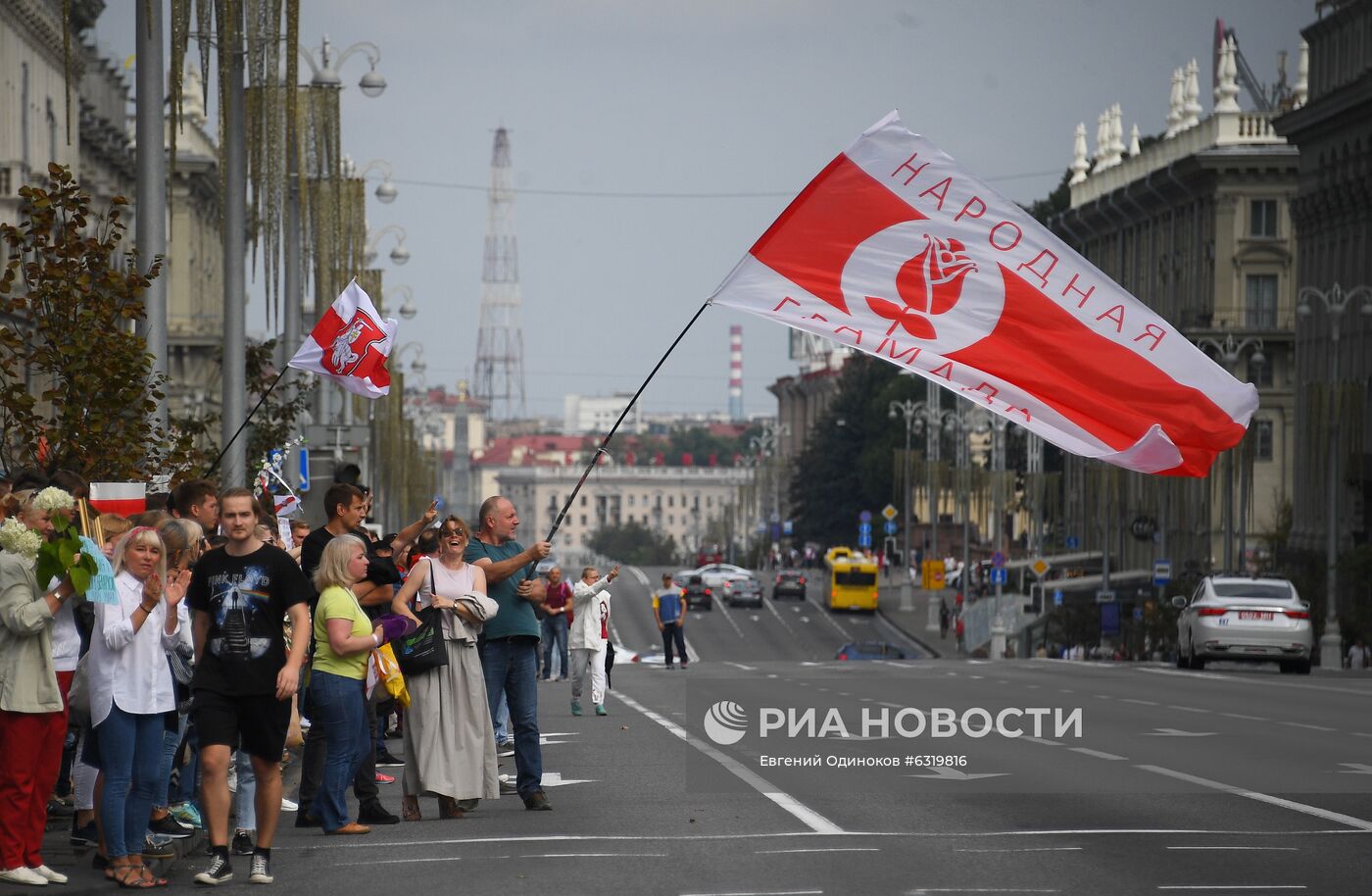 Акция оппозиции в Минске