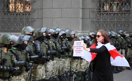 Акция оппозиции в Минске