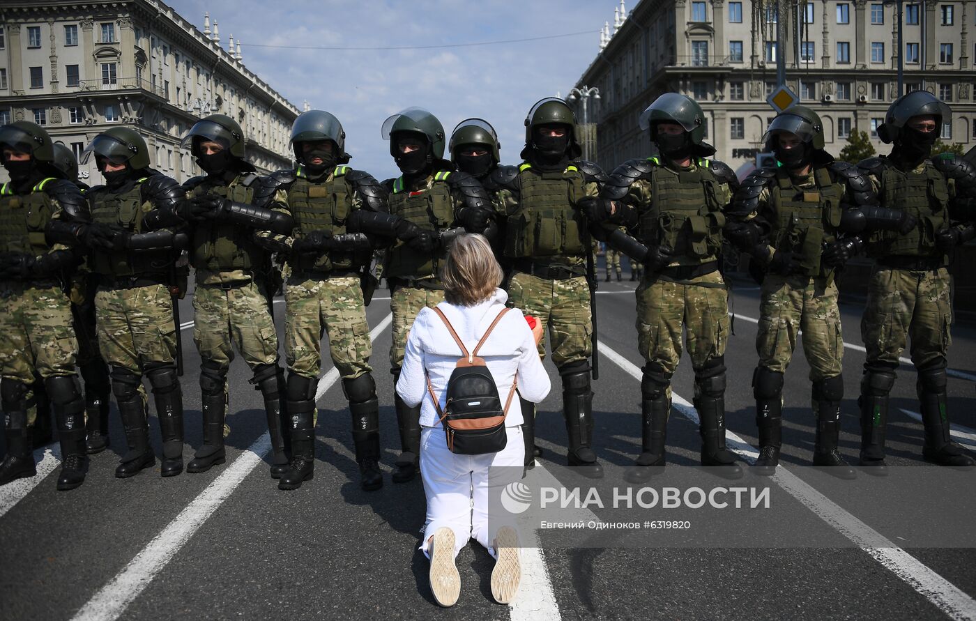 Акция оппозиции в Минске