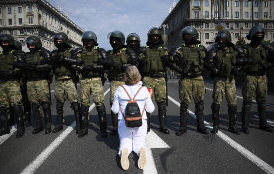 Акция оппозиции в Минске