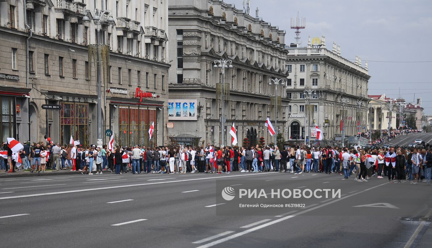 Акция оппозиции в Минске