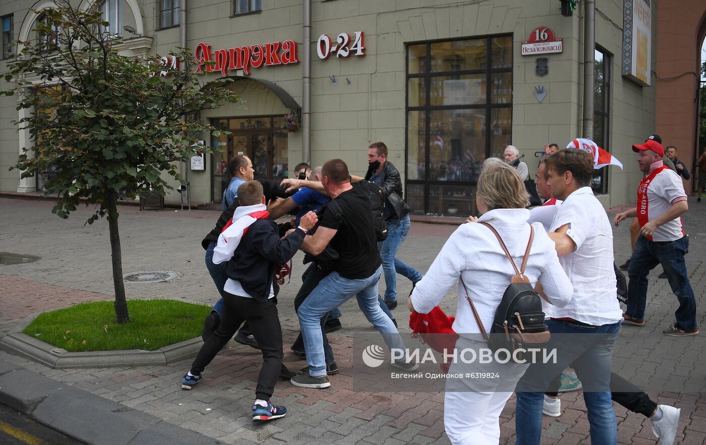 Акция оппозиции в Минске