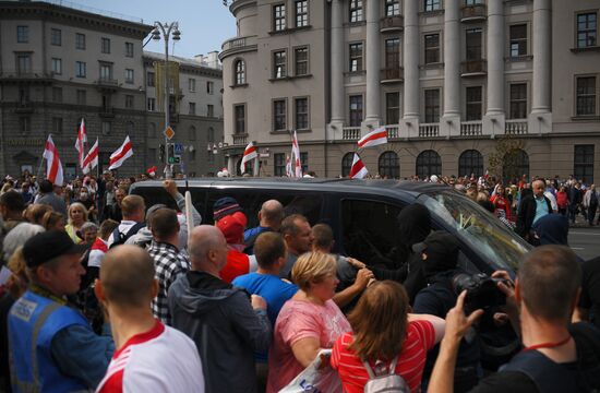 Акция оппозиции в Минске