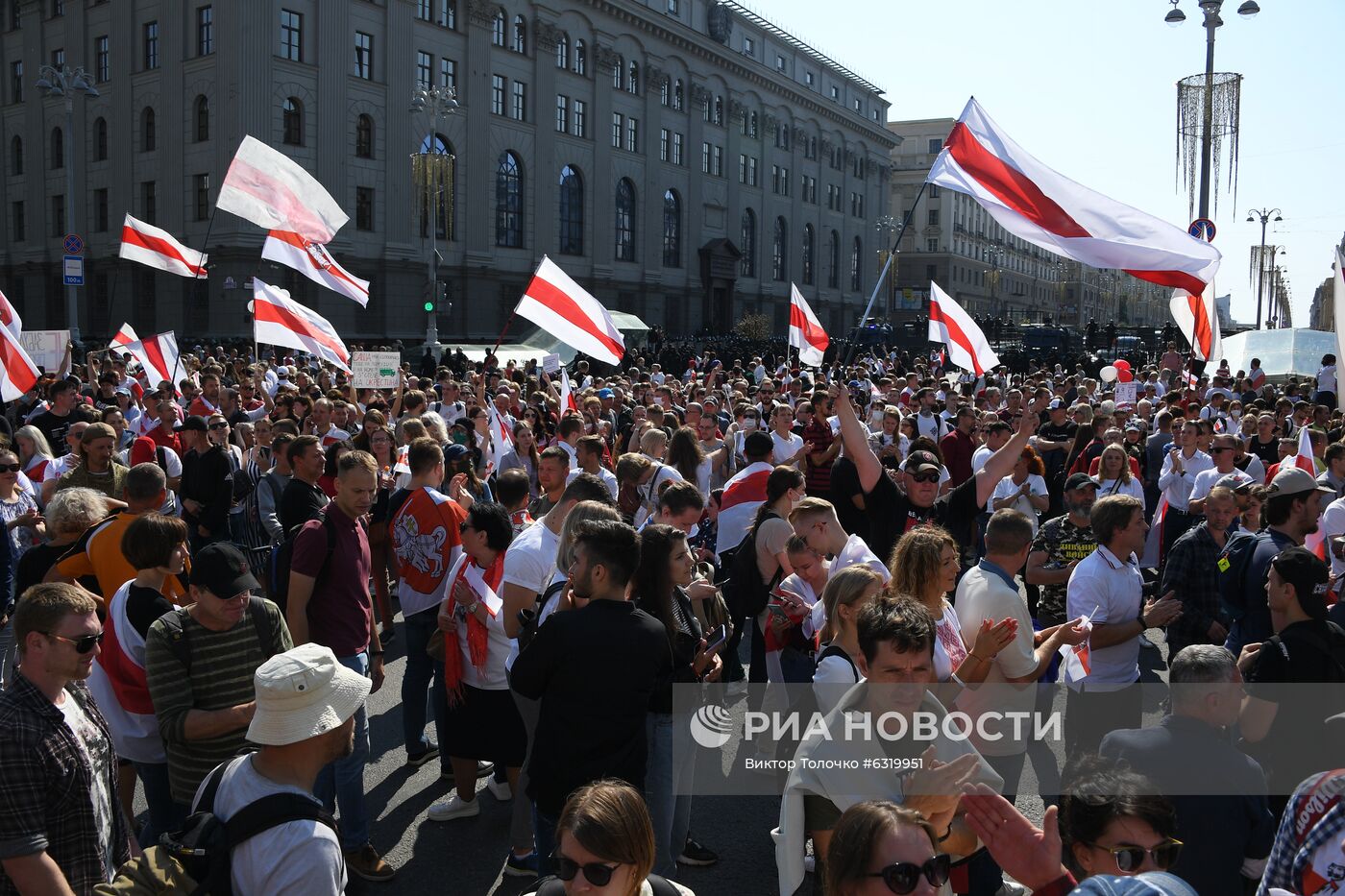 Акция оппозиции в Минске