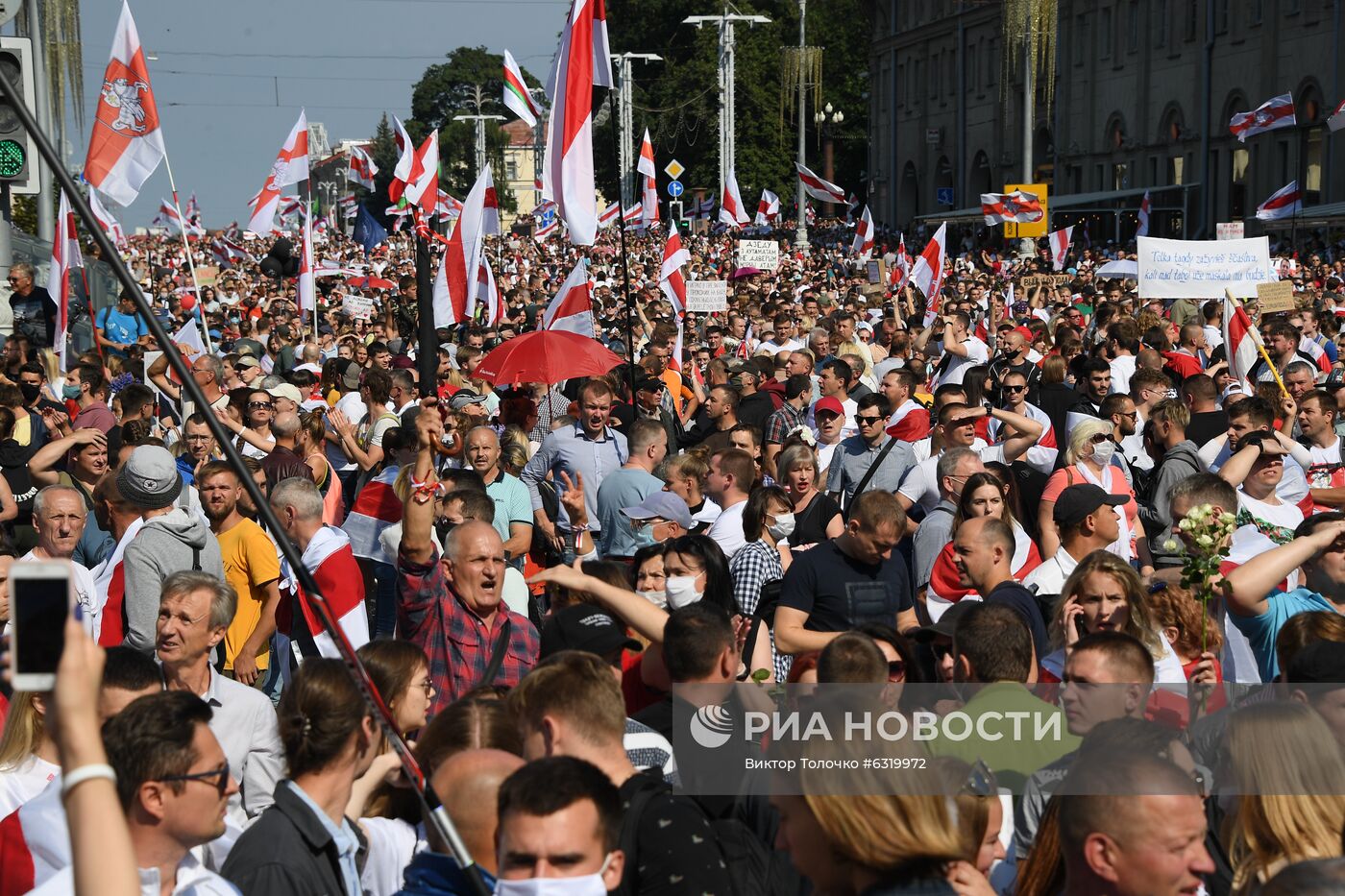 Акция оппозиции в Минске