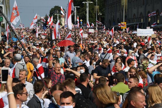 Акция оппозиции в Минске