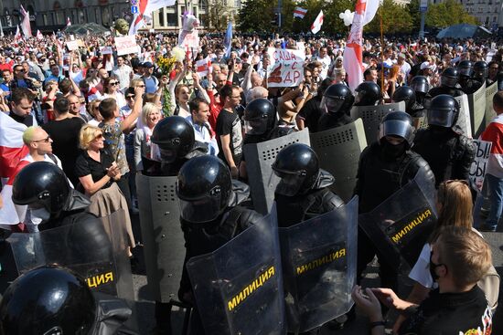 Акция оппозиции в Минске