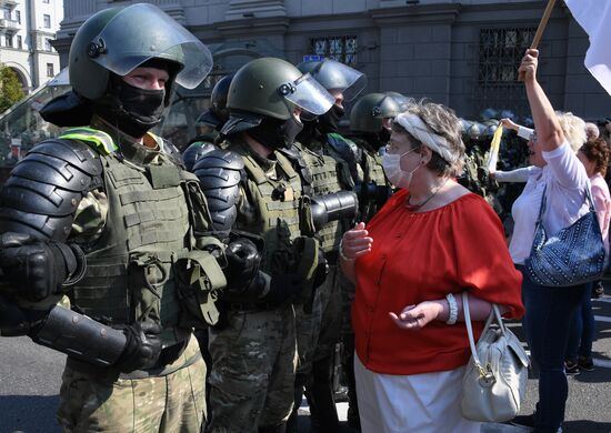 Акция оппозиции в Минске