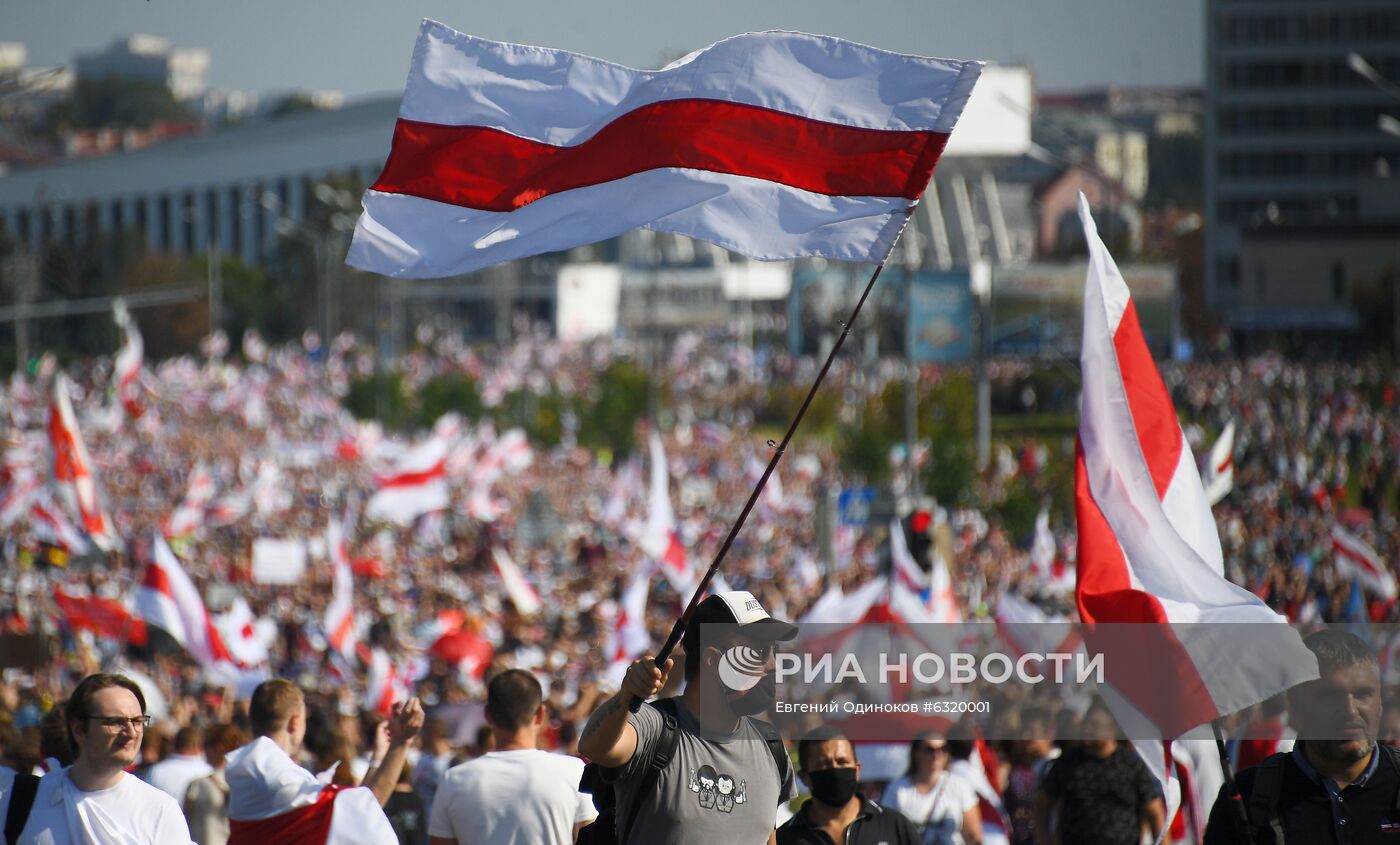 Акция оппозиции в Минске