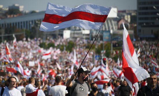 Акция оппозиции в Минске