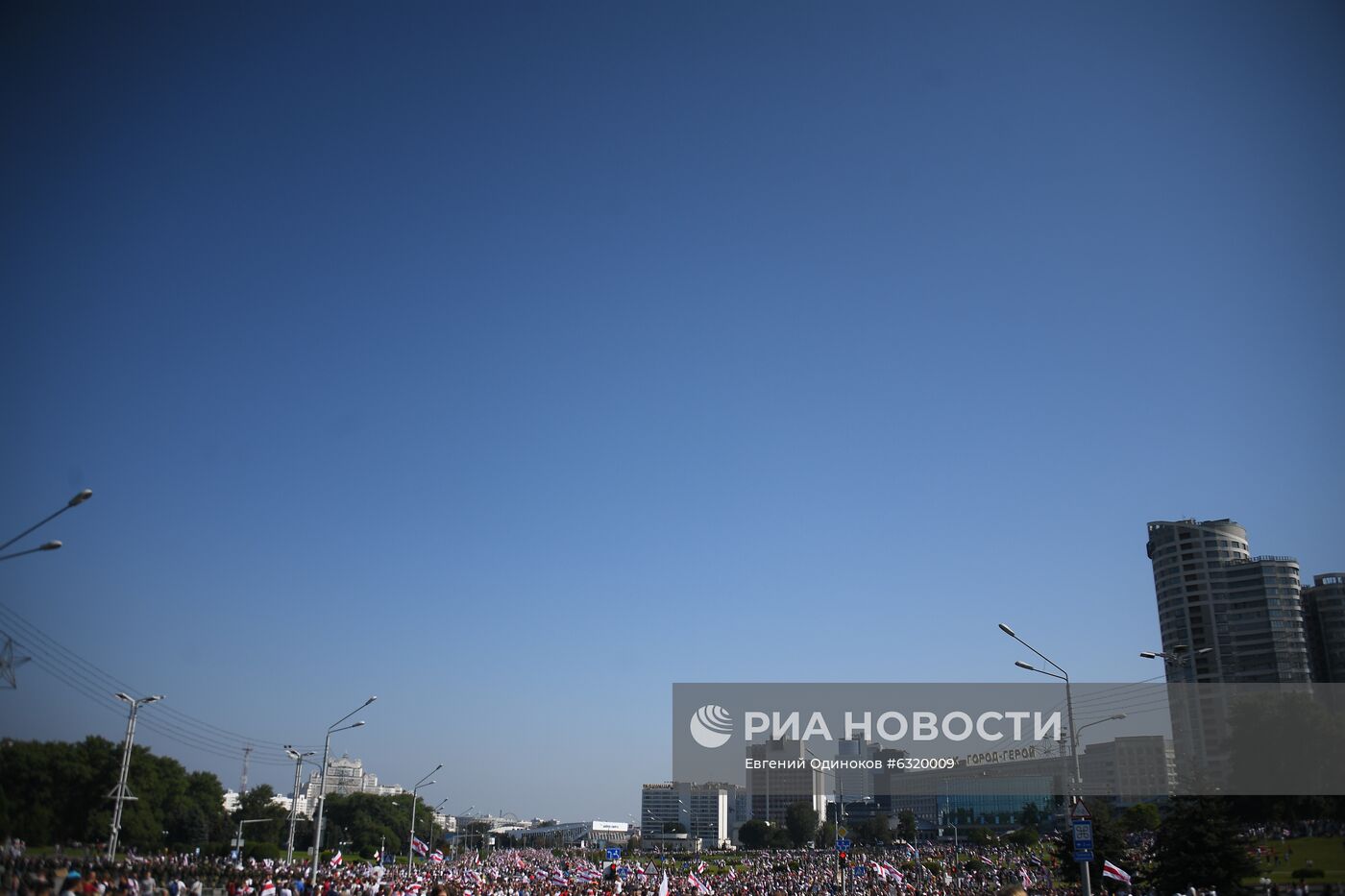 Акция оппозиции в Минске