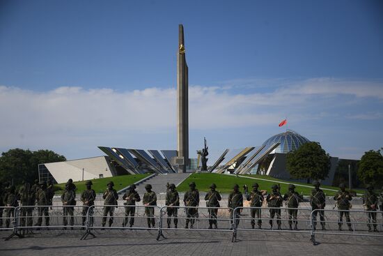 Акция оппозиции в Минске