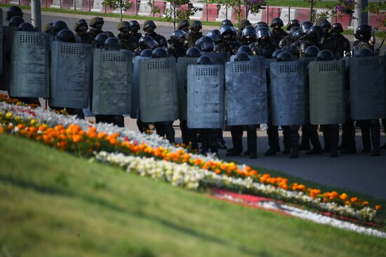 Акция оппозиции в Минске