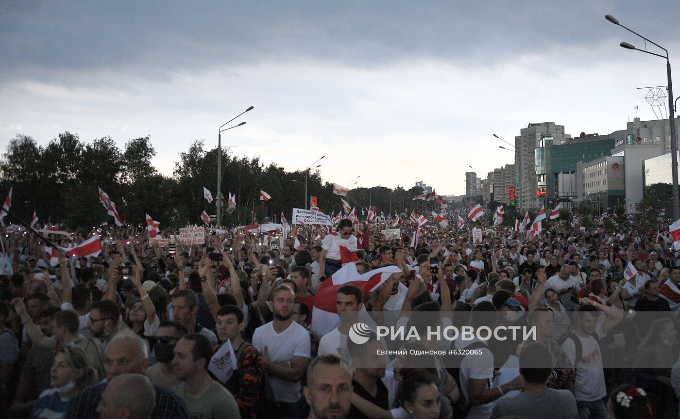 Акция оппозиции в Минске