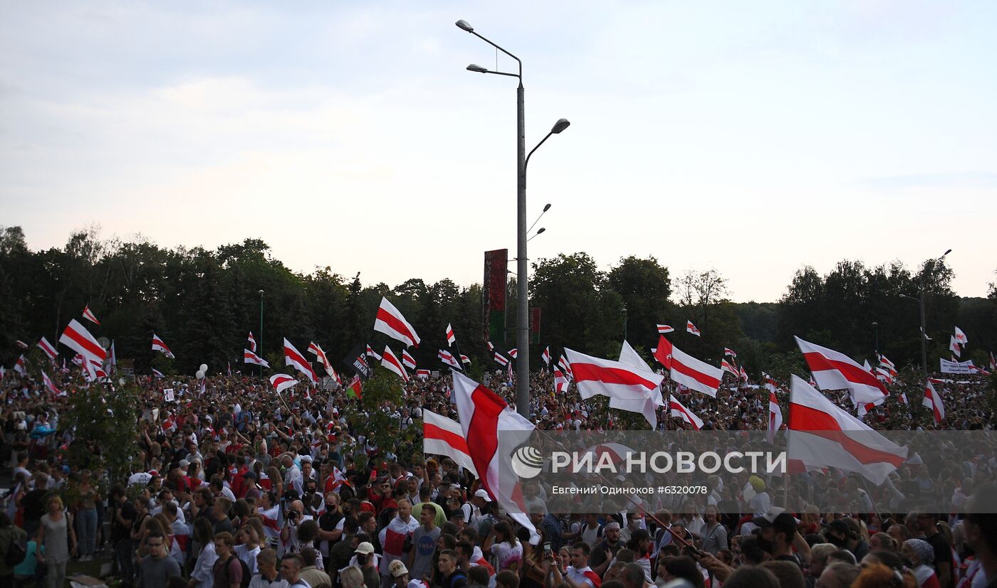 Акция оппозиции в Минске