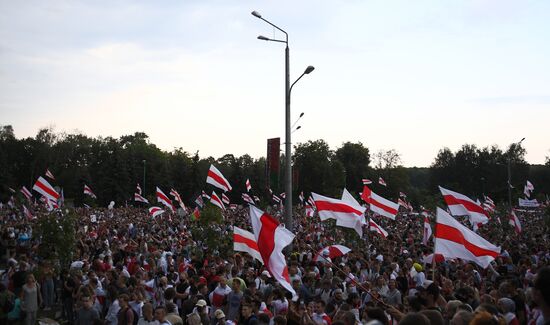 Акция оппозиции в Минске