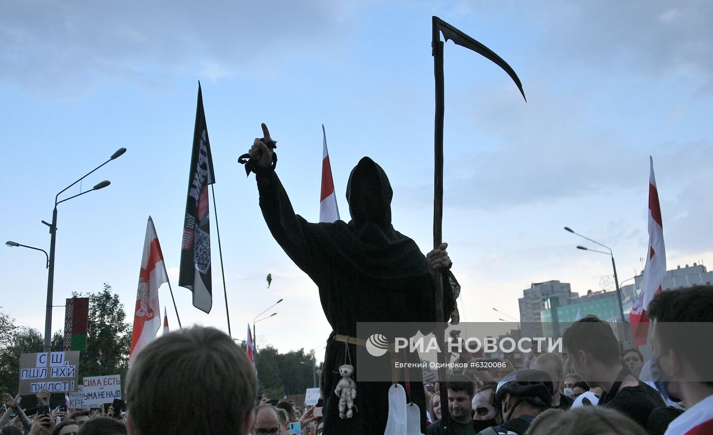 Акция оппозиции в Минске