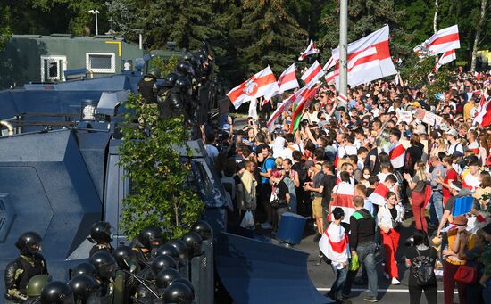 Акция оппозиции в Минске