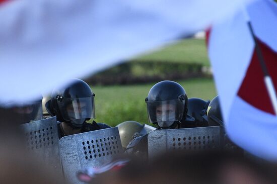 Акция оппозиции в Минске