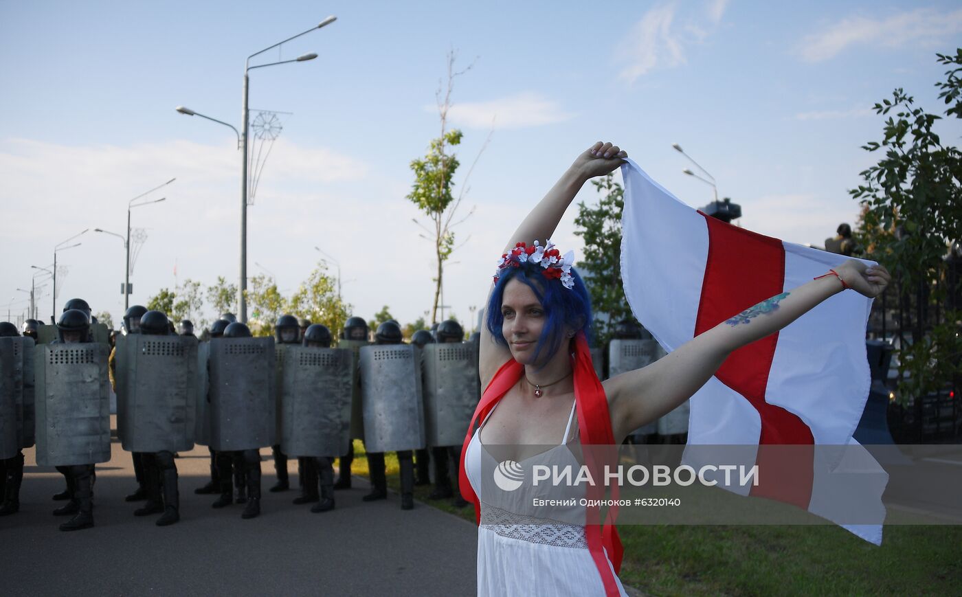 Акция оппозиции в Минске