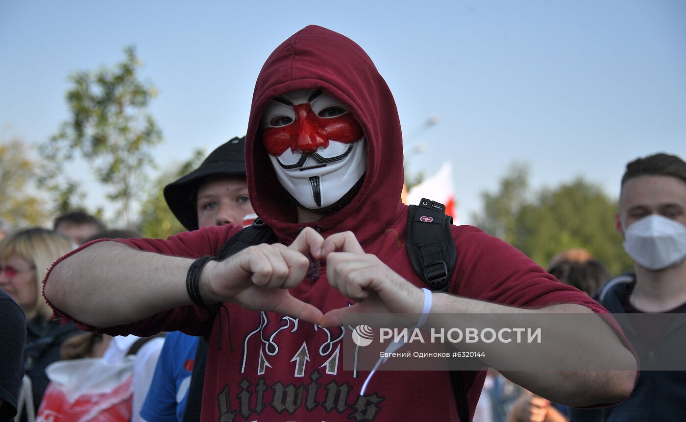 Акция оппозиции в Минске