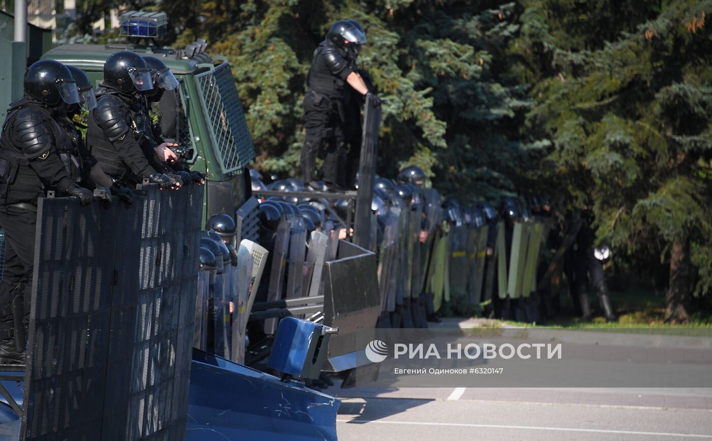 Акция оппозиции в Минске