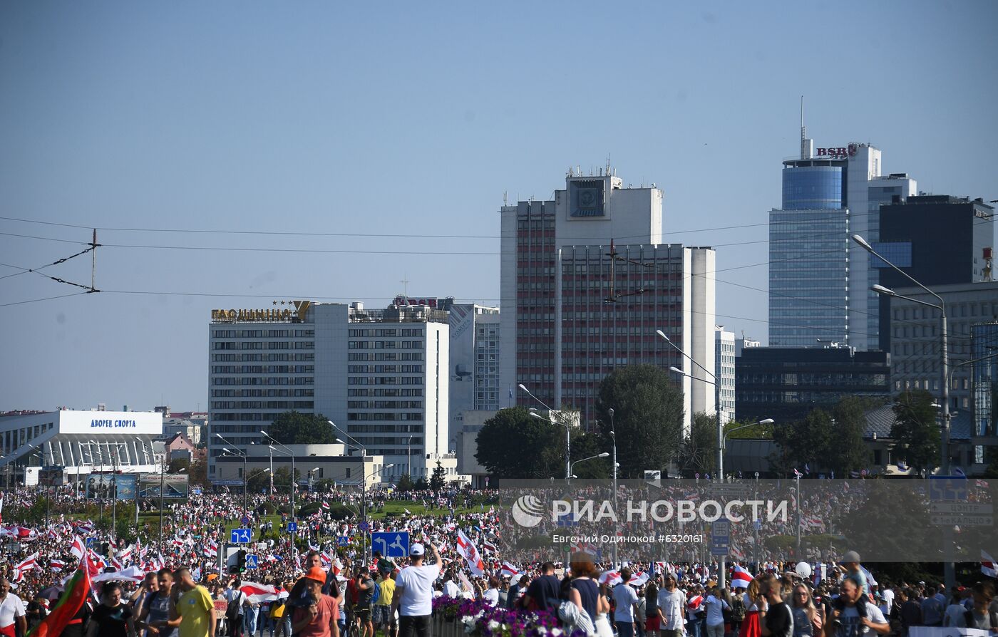 Акция оппозиции в Минске