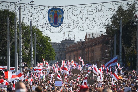 Акция оппозиции в Минске