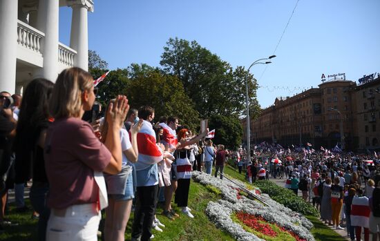 Акция оппозиции в Минске