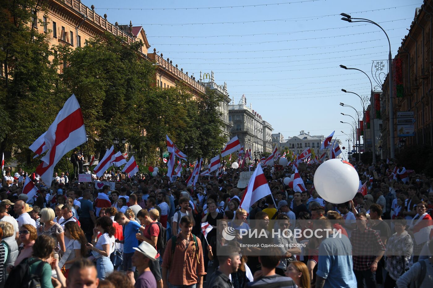 Акция оппозиции в Минске