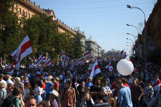 Акция оппозиции в Минске