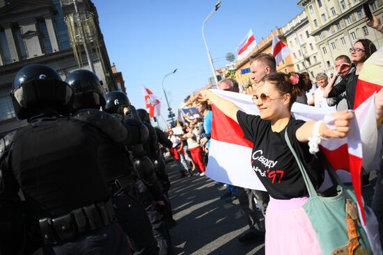 Акция оппозиции в Минске