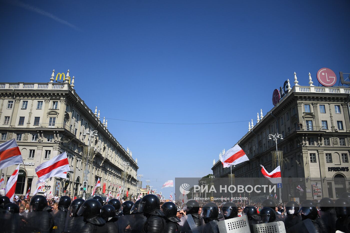 Акция оппозиции в Минске