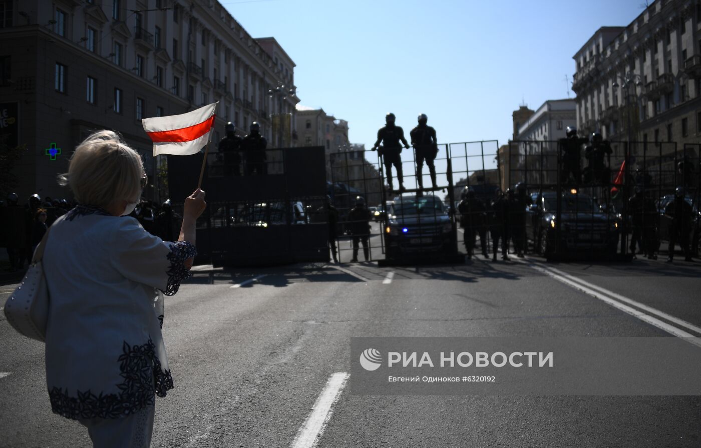 Акция оппозиции в Минске