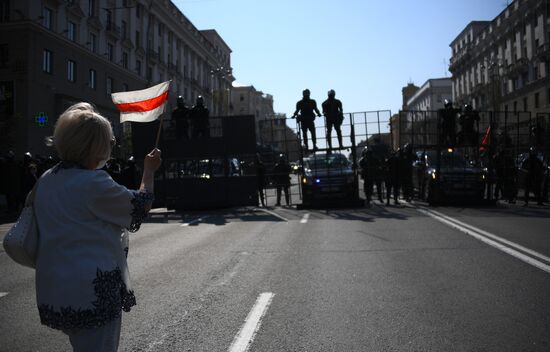 Акция оппозиции в Минске