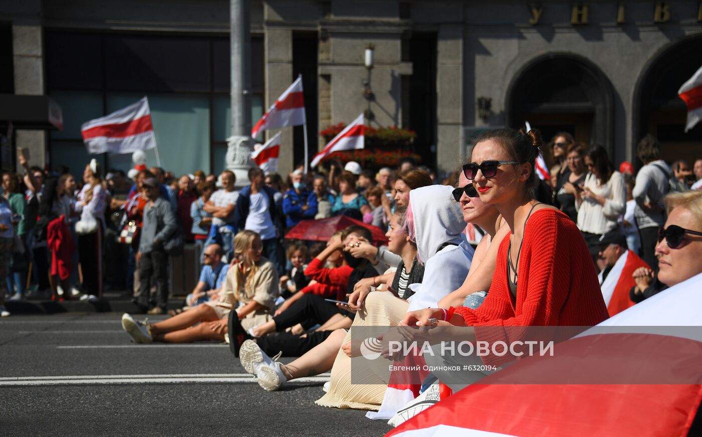 Акция оппозиции в Минске