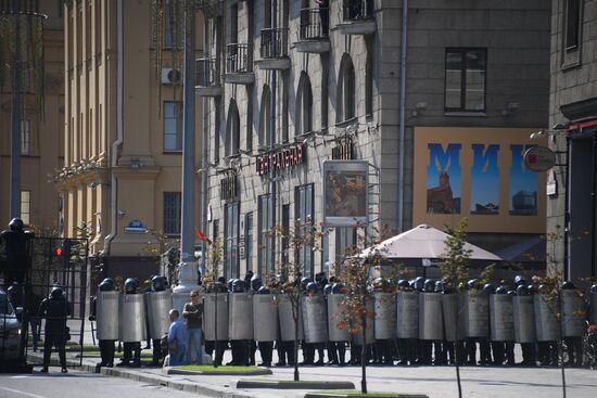 Акция оппозиции в Минске