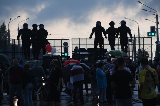 Акция оппозиции в Минске