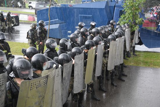 Акция оппозиции в Минске