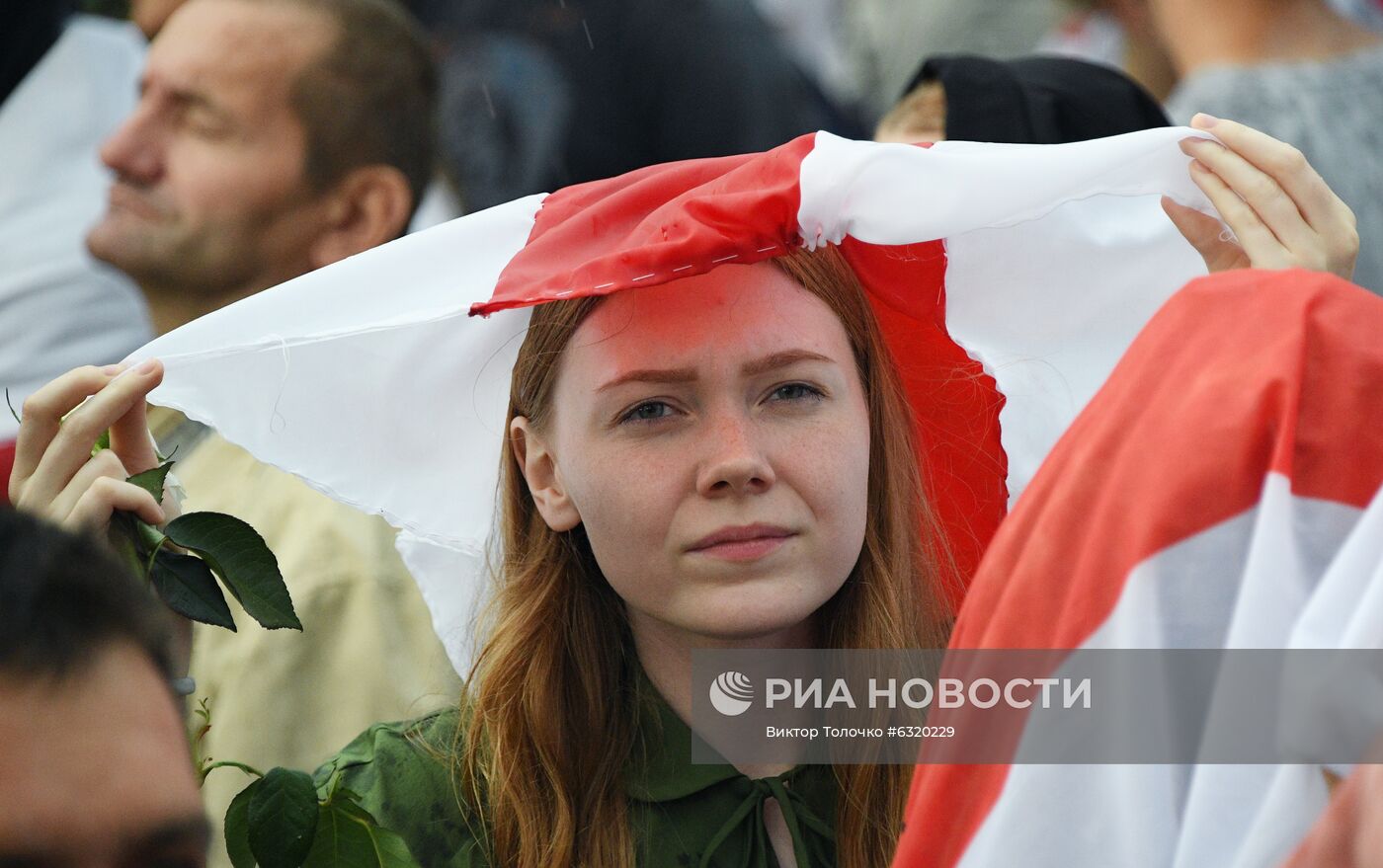 Акция оппозиции в Минске