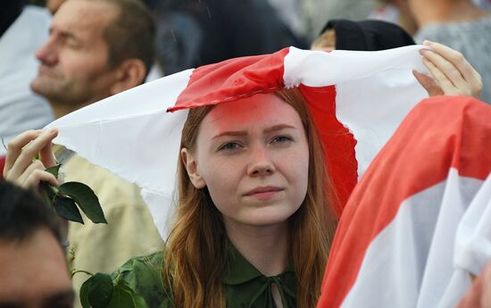 Акция оппозиции в Минске