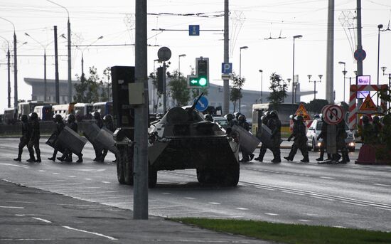 Акция оппозиции в Минске