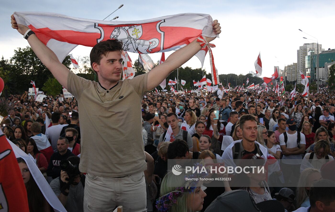 Акция оппозиции в Минске