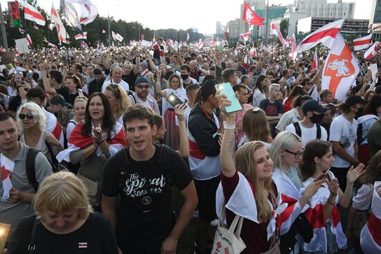 Акция оппозиции в Минске