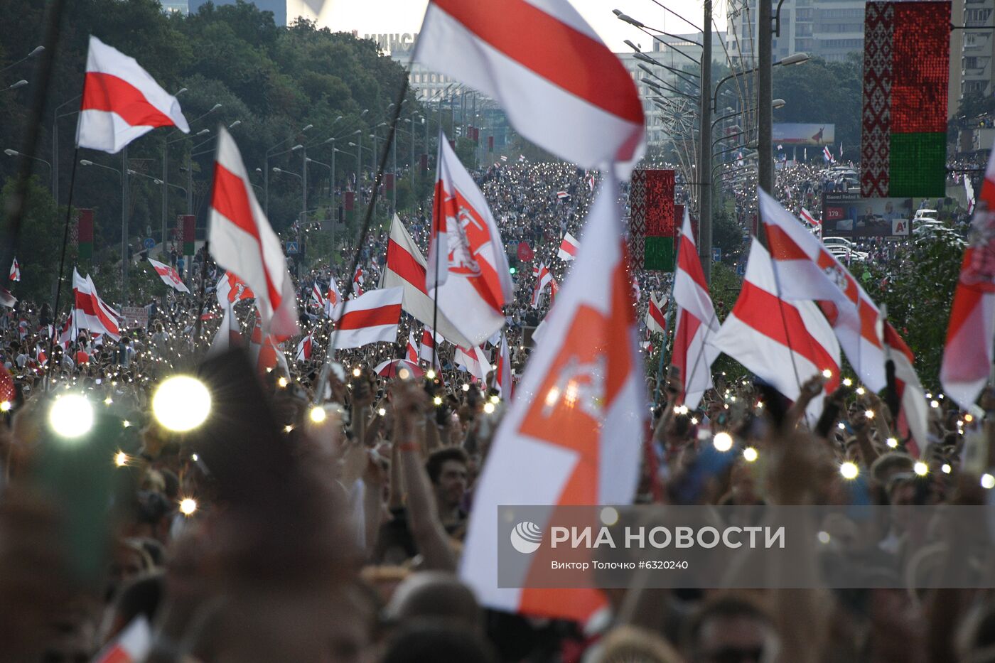 Акция оппозиции в Минске