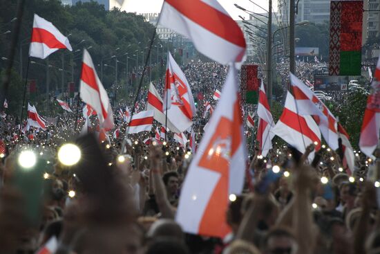 Акция оппозиции в Минске