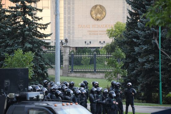 Акция оппозиции в Минске